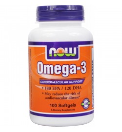 Omega-3 1000 mg 100 softgels NOW